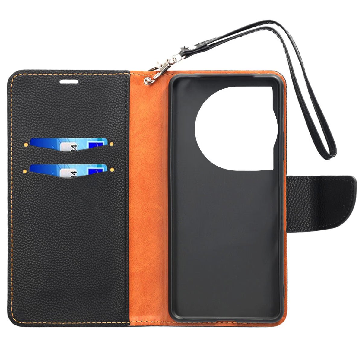 OnePlus 12 Etui med stativ Sort