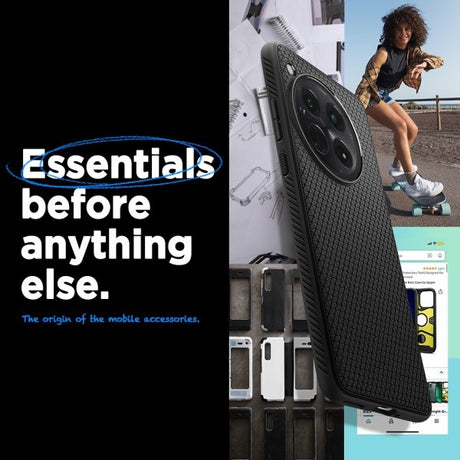 Spigen OnePlus 12 Cover Liquid Air Mat Sort