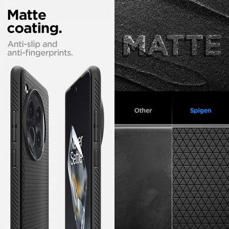 Spigen OnePlus 12 Cover Liquid Air Mat Sort