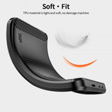 Mofi OnePlus 12R Cover Børstet Kulfibertekstur Blå
