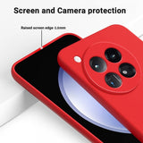 OnePlus 12R Cover med rem i silikone, rød