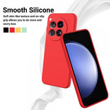 OnePlus 12R Cover med rem i silikone, rød