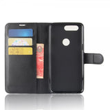 OnePlus 5T Etui Litchi Sort