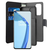 Puro OnePlus 9 Wallet Detachable 2-i-1 etui med aftagelig skal Sort