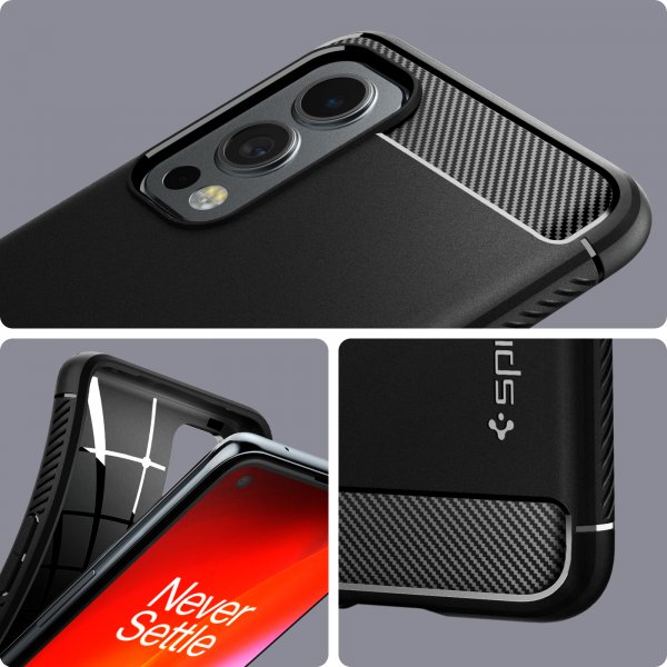 Spigen OnePlus Nord 2 5G Cover Robust Armor Mat Sort