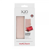 X2O OnePlus Nord 5 Cover Classic Wallet Rosaguld