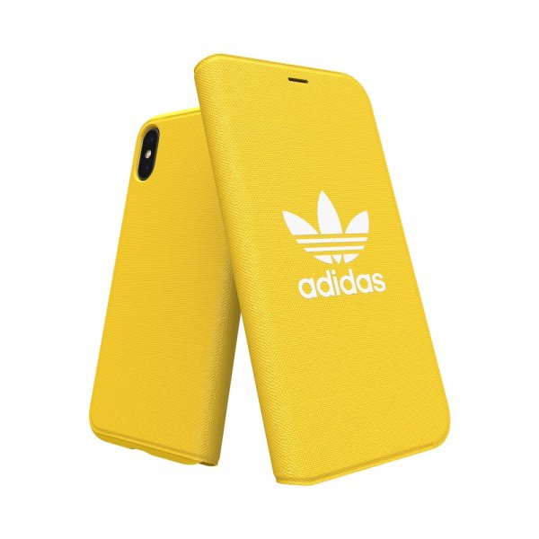 Adidas iPhone X/Xs Cover ELLER Booklet Case ADICOLOR SS18 Gul