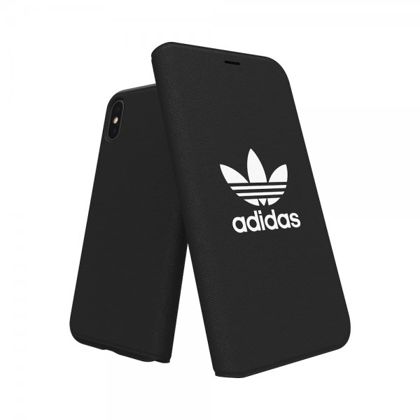 Adidas iPhone X/Xs Cover ELLER Booklet Case ADICOLOR SS18 Sort