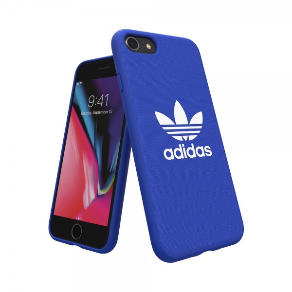 Adidas iPhone 6/6S/7/8/SE Cover OR Moulded Case ADICOLOR SS18 Blå