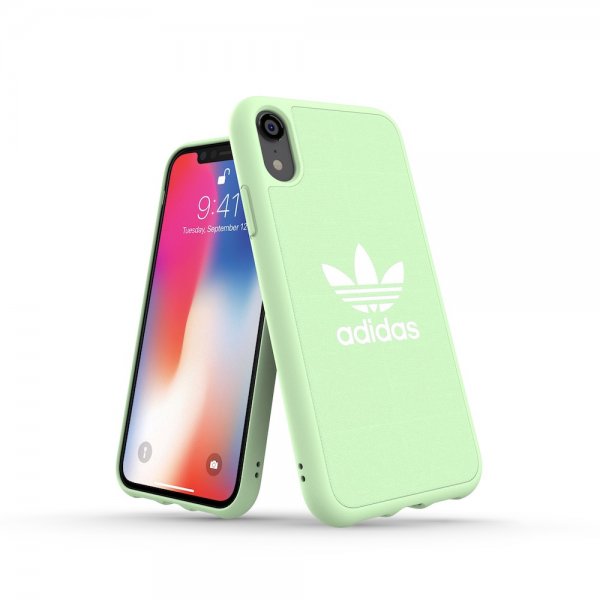 Adidas iPhone Xr Cover OR Moulded Case Canvas FW18 Clear Mint