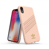 Adidas iPhone Xr Cover OR 3-Stripes Snap Case Snake FW18 Lyserød