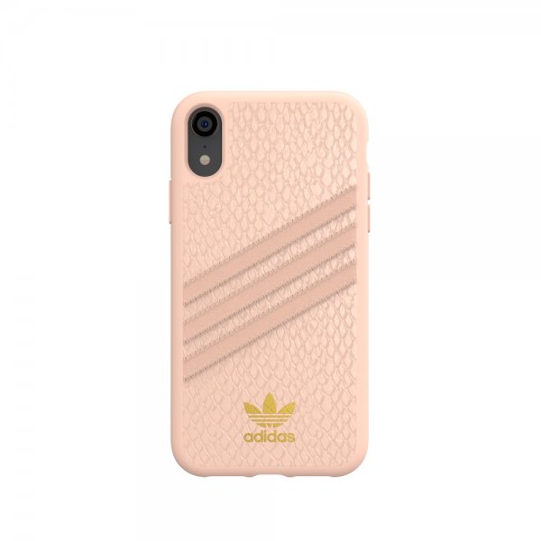 Adidas iPhone Xr Cover OR 3-Stripes Snap Case Snake FW18 Lyserød
