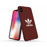 Adidas iPhone Xs Max Cover OR Støbt cover Canvas FW18 Maroon