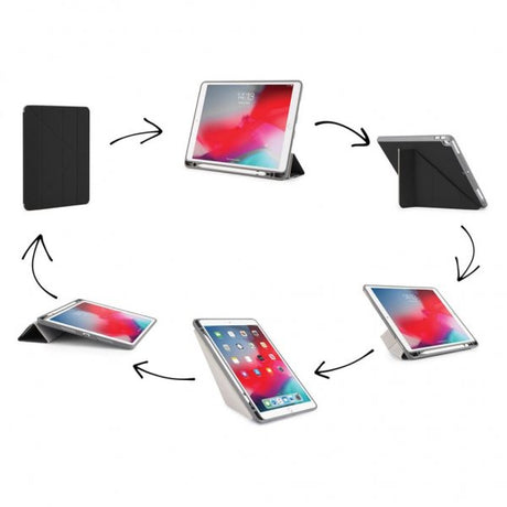 Pipetto iPad Air 2019 (gen 3)/iPad Pro 10.5 Cover Origami Pencil Navy