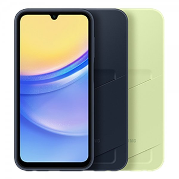 Samsung Original Galaxy A15 Cover med kortplads Lime