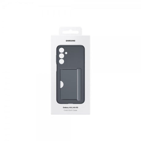 Samsung Original Galaxy A16 Cover med kortplads Sort