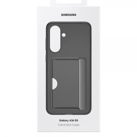 Samsung Original Galaxy A36 Cover Kortplads Case Sort