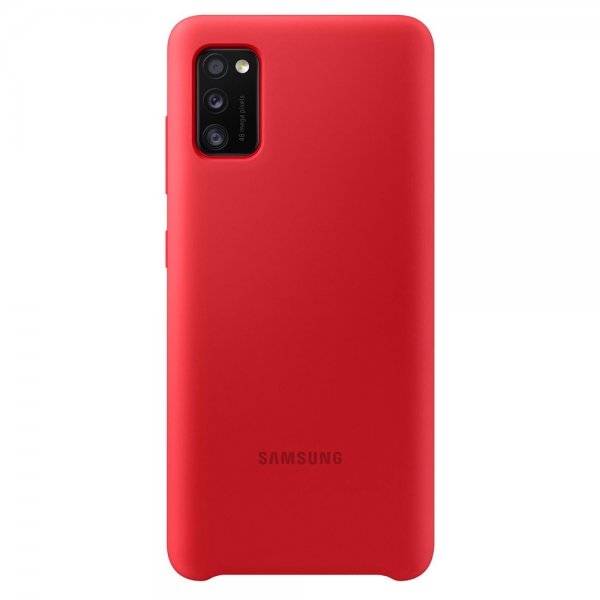 Samsung Original Galaxy A41 Skal Silikone Cover Rød