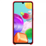 Samsung Original Galaxy A41 Skal Silikone Cover Rød