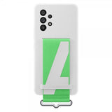 Samsung Original Galaxy A53 5G Cover Silikone Cover med Rem Hvid