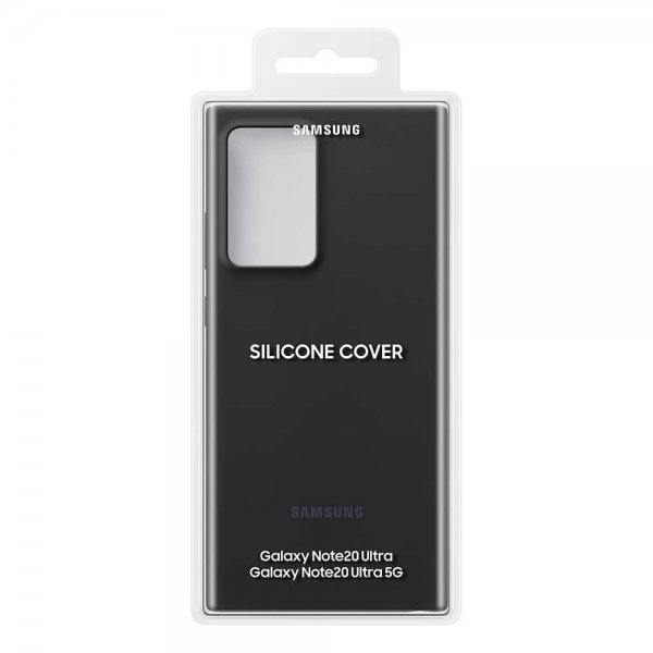 Samsung Original Galaxy Note 20 Ultra Cover Silikone Sort