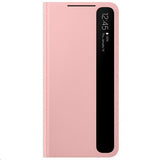 Samsung Original Galaxy S21 Cover Smart Clear View Cover Pink