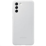 Samsung Original Galaxy S21 Cover Silikone Cover Lysegrå