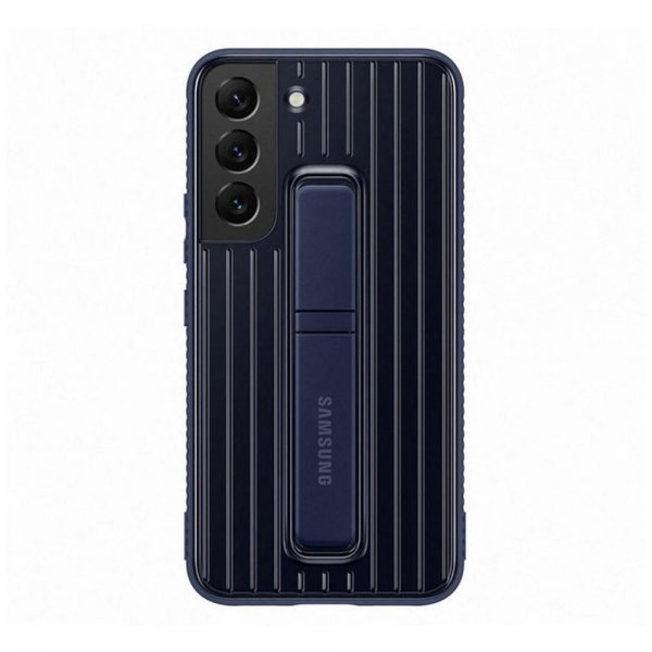 Samsung Original Galaxy S22 Plus Cover Protective Standing Cover Navy