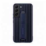 Samsung Original Galaxy S22 Plus Cover Protective Standing Cover Navy