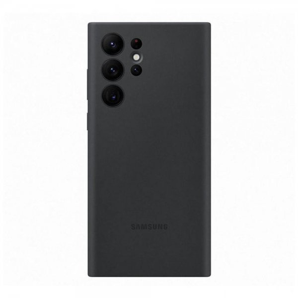 Samsung Original Galaxy S22 Ultra Cover Silikone Sort