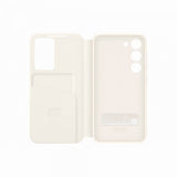 Samsung Original Galaxy S23 Cover Smart View Wallet Case Cream