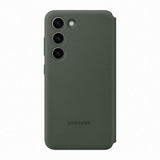 Samsung Original Galaxy S23 Cover Smart View Wallet Etui Khaki