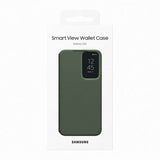 Samsung Original Galaxy S23 Cover Smart View Wallet Etui Khaki