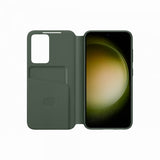 Samsung Original Galaxy S23 Cover Smart View Wallet Etui Khaki