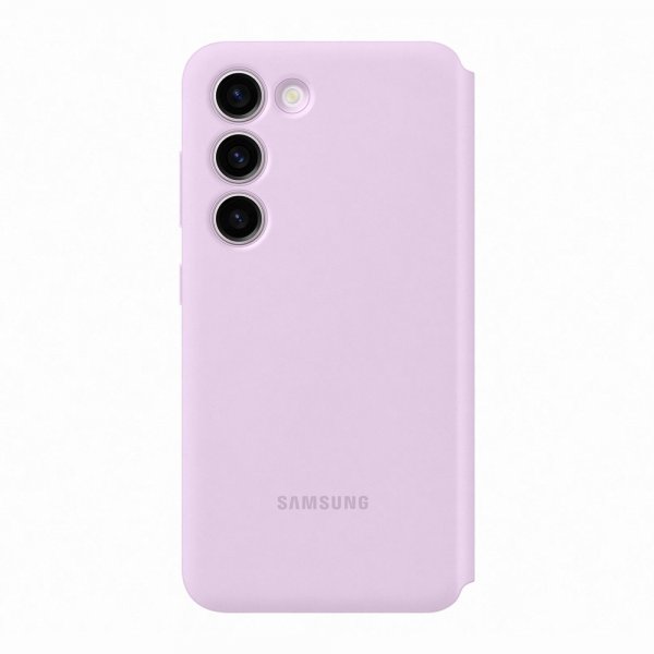 Samsung Original Galaxy S23 Cover Smart View Wallet Case Lavender
