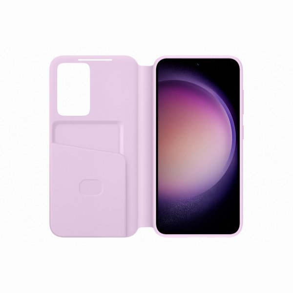Samsung Original Galaxy S23 Cover Smart View Wallet Case Lavender
