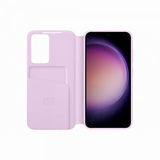 Samsung Original Galaxy S23 Cover Smart View Wallet Case Lavender
