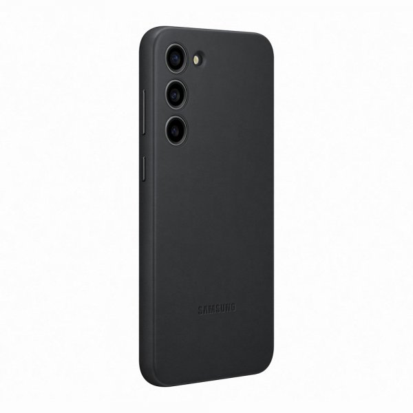 Samsung Original Galaxy S23 Plus Cover Læder Sort