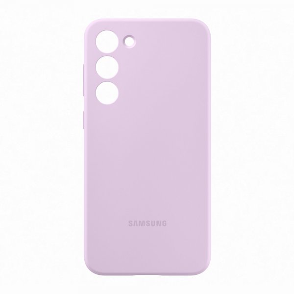 Samsung Original Galaxy S23 Plus Cover Silikone Cover Lavendel