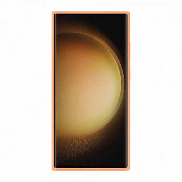 Samsung Original Galaxy S23 Ultra Cover Silikone Orange