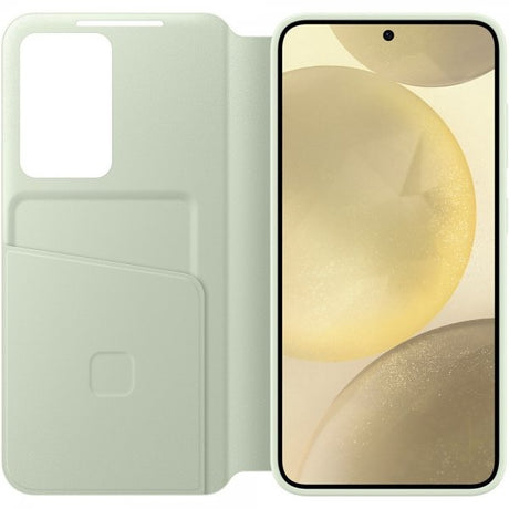 Samsung Original Galaxy S24 Cover Smart View Wallet Case Lys Grøn