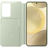 Samsung Original Galaxy S24 Plus Cover Smart View Wallet Case Light Green