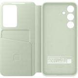 Samsung Original Galaxy S24 Plus Cover Smart View Wallet Case Light Green