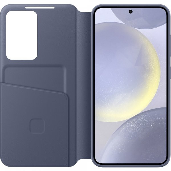 Samsung Original Galaxy S24 Plus Cover Smart View Wallet Case Violet