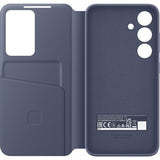 Samsung Original Galaxy S24 Plus Cover Smart View Wallet Case Violet