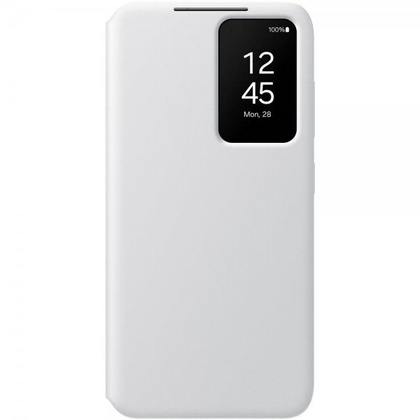 Samsung Original Galaxy S24 Plus Cover Smart View Wallet Case Hvid