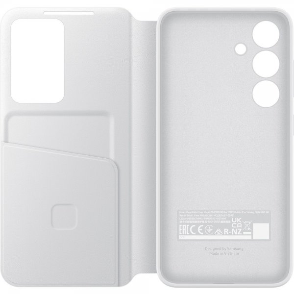 Samsung Original Galaxy S24 Plus Cover Smart View Wallet Case Hvid