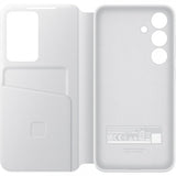 Samsung Original Galaxy S24 Plus Cover Smart View Wallet Case Hvid