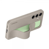 Samsung Original Galaxy S24 Cover Standing Grip Case Taupe