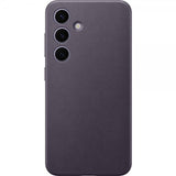 Samsung Galaxy S24 Cover Vegansk Læder Etui Dark Violet